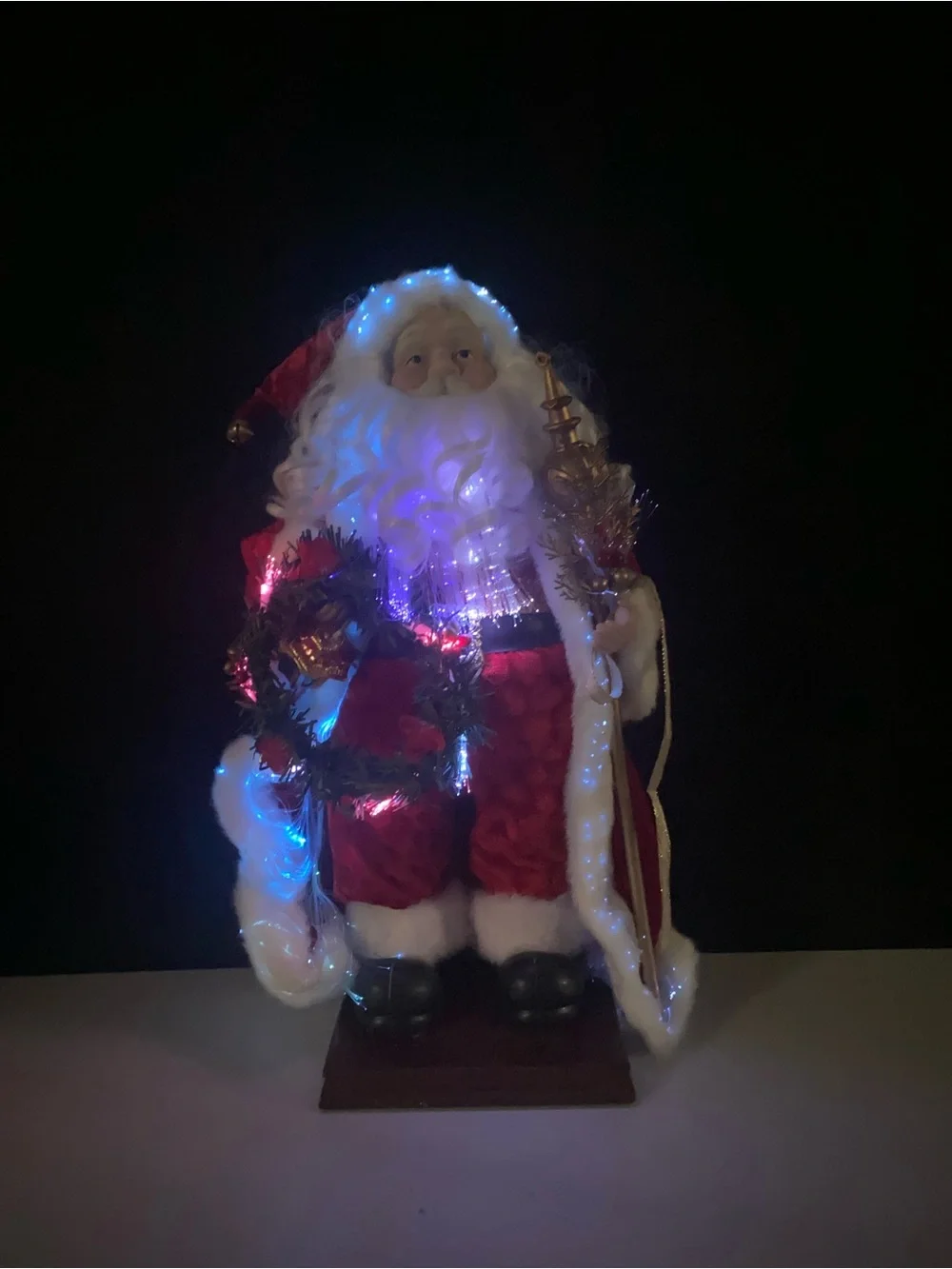 Fiber Optic Santa Claus